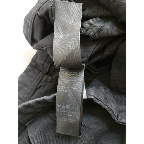 AllSaints Mens Tallis Pleated Trouser Cotton/Wool Black 32 Ankle Length - Picture 14 of 15